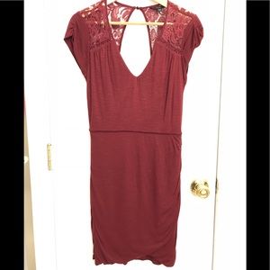 Burgundy wine GUESS Dress